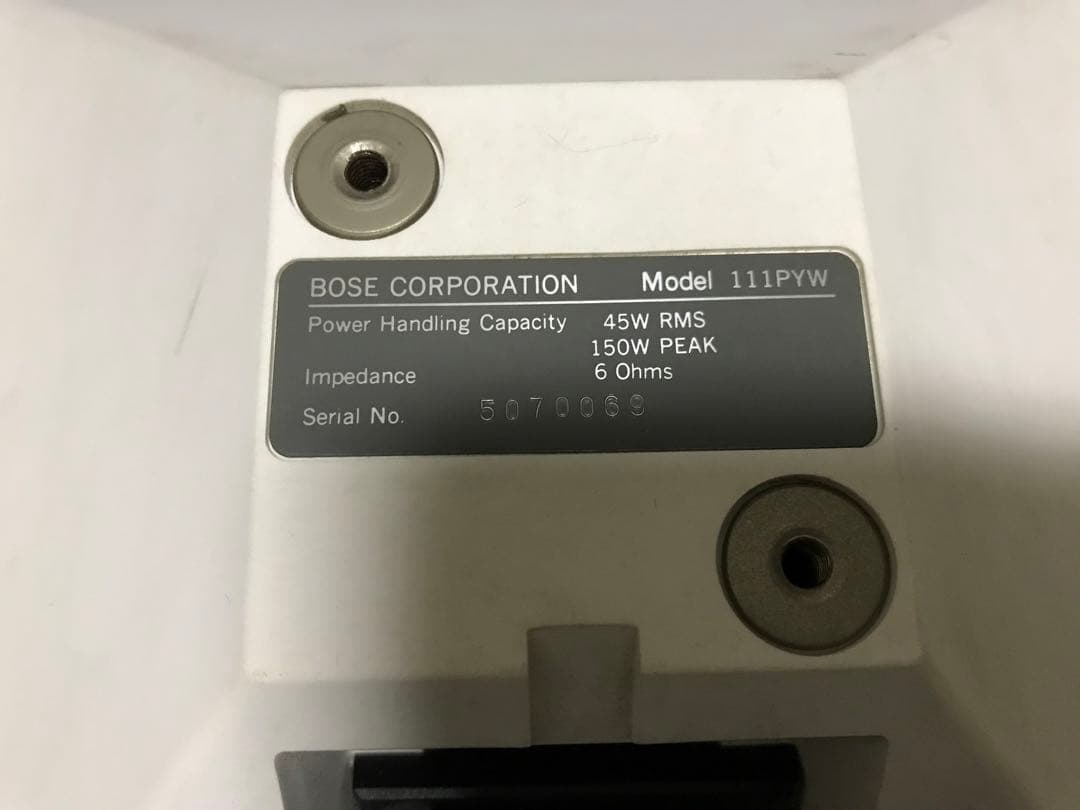 BOSE 111pyw3台ジャンクセット