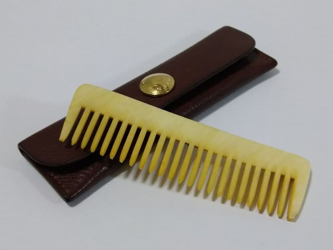 エルメス　HERMES　バッファローホーン　ヘアコーム