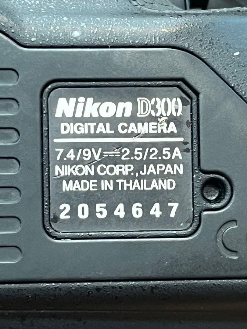 Nikon D300 デジタル一眼レフカメラ　動作確認OK 充電器ストラップあり