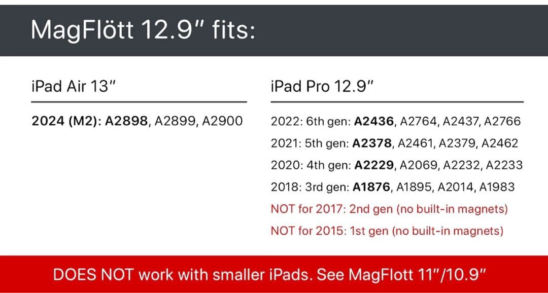 iPadスタンド)MAGFLÖTT™ MAGNETIC STAND V2.0
