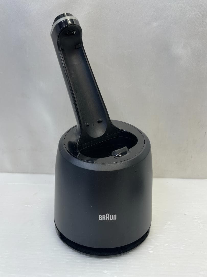 ★動作〇★ BRAUN S6 電気 シェーバー ブラウン 洗浄機 洗浄液 付 ②