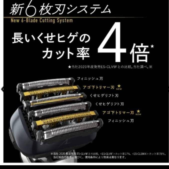 パナソニック最高峰深剃り 6枚刃 ES-LS5B-K AI搭載 新品未使用❣️