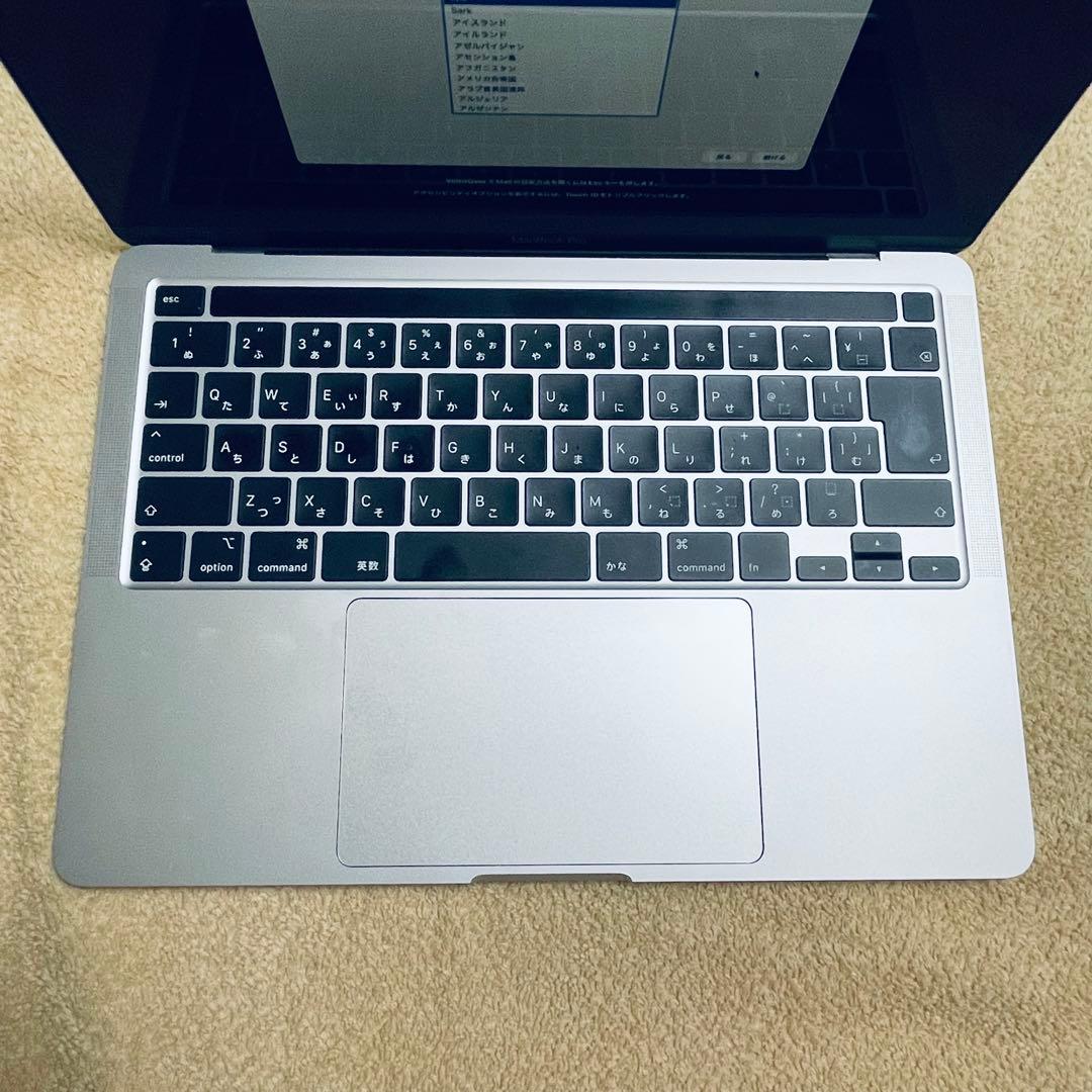 【美品】Apple　MacBook Pro 13-inc 2020 充放電25回