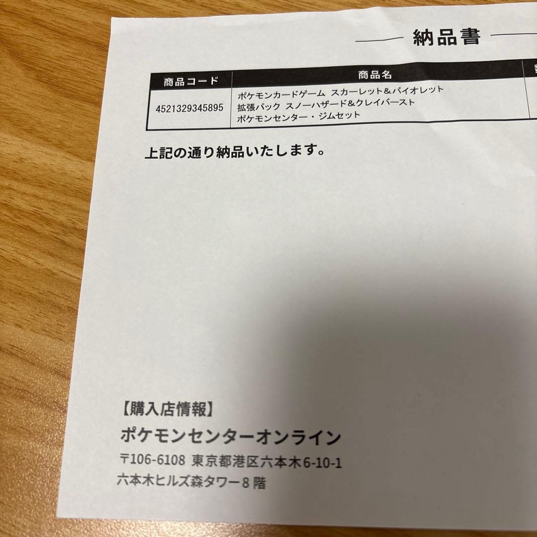 【新品未開封】スノーハザード&クレイバースト ポケモンセンター・ジムセット