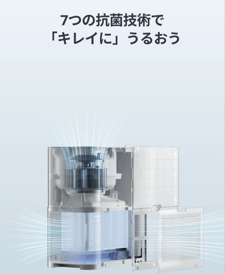 SwitchBot 加湿器 気化式 大容量4.5L 21畳【2025年製】