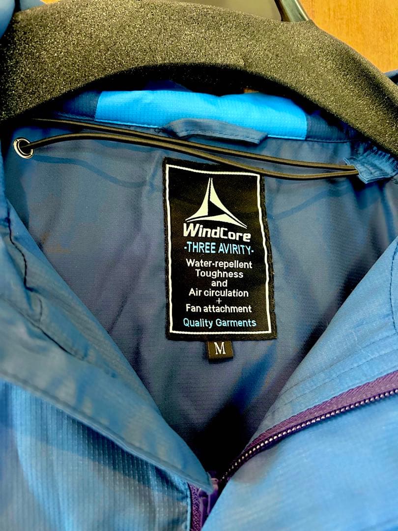 windcore ワークマン　空調服　セット　ファン　バッテリー　充電器　長袖