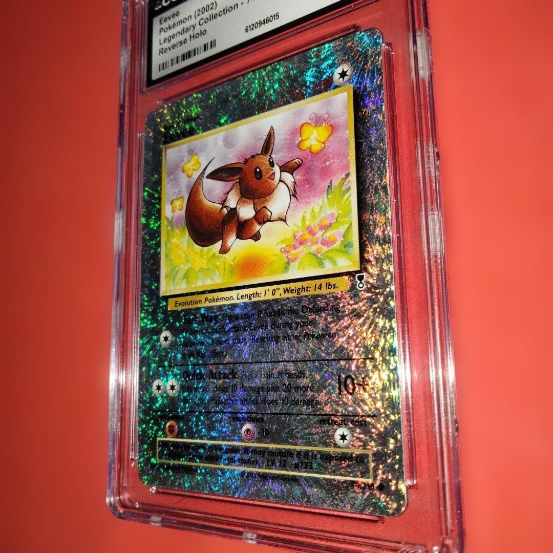秘蔵 極美品 初期 イーブイ レジェンダリ リバースホロ 旧裏 CGC9