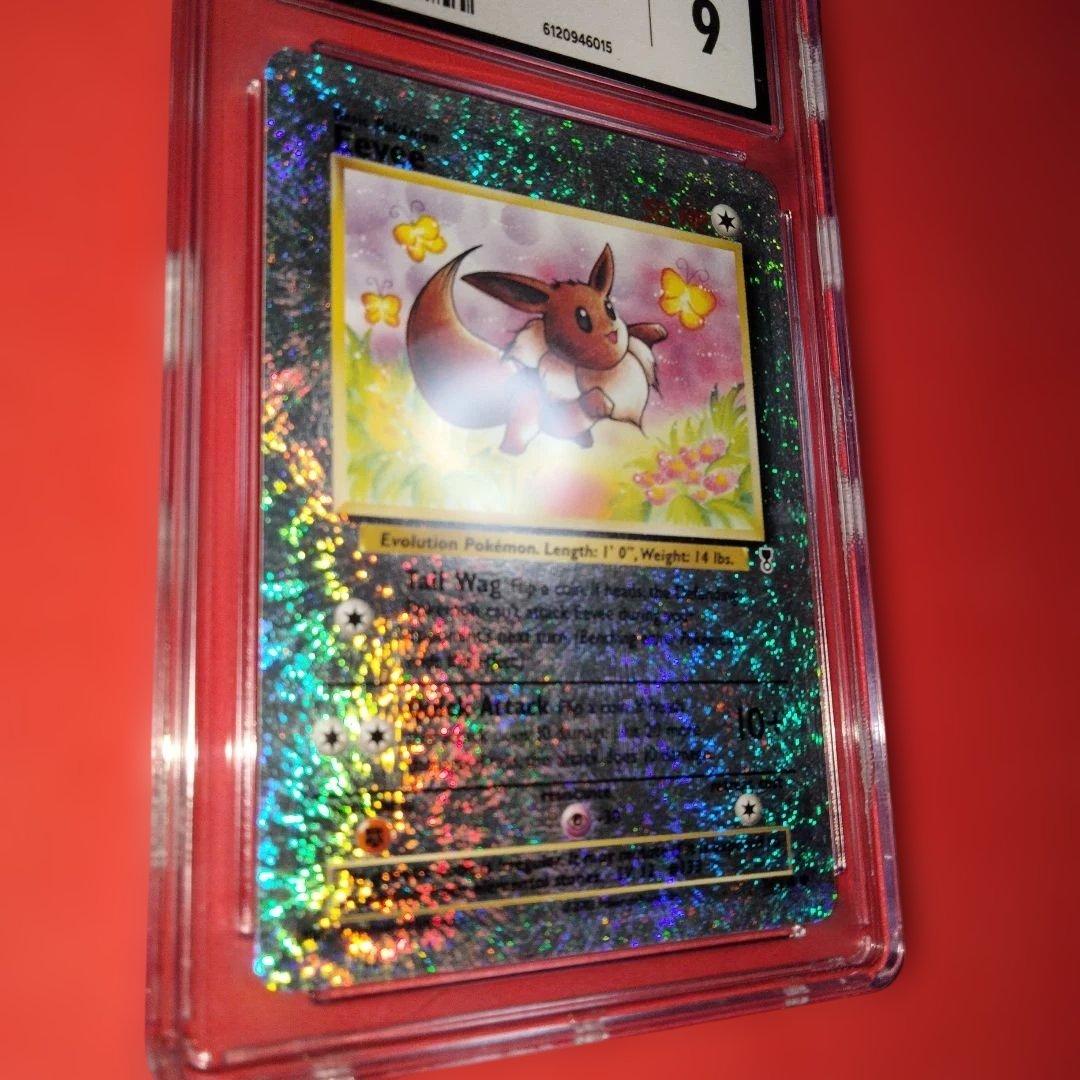 秘蔵 極美品 初期 イーブイ レジェンダリ リバースホロ 旧裏 CGC9