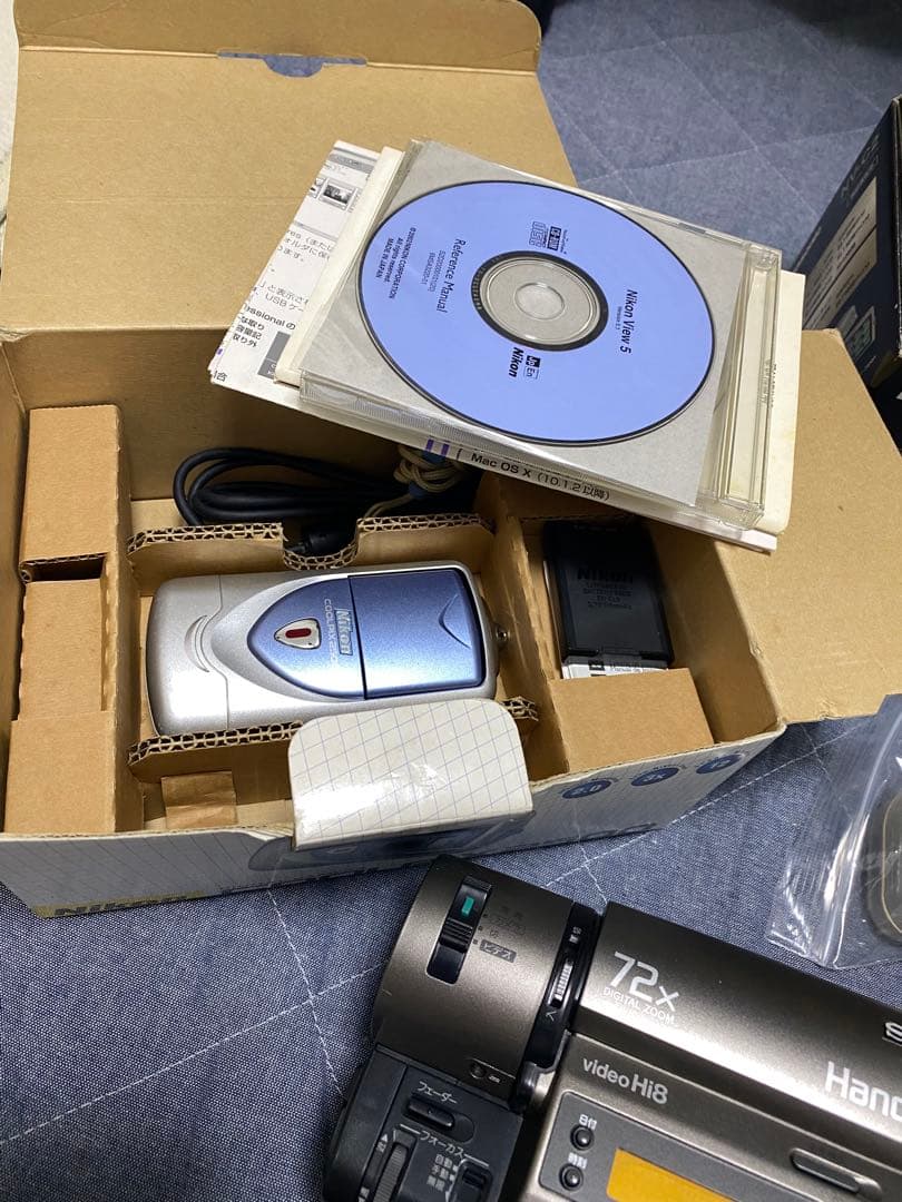 sony Panasonic nikon ビデオカメラ 動作未確認 8点