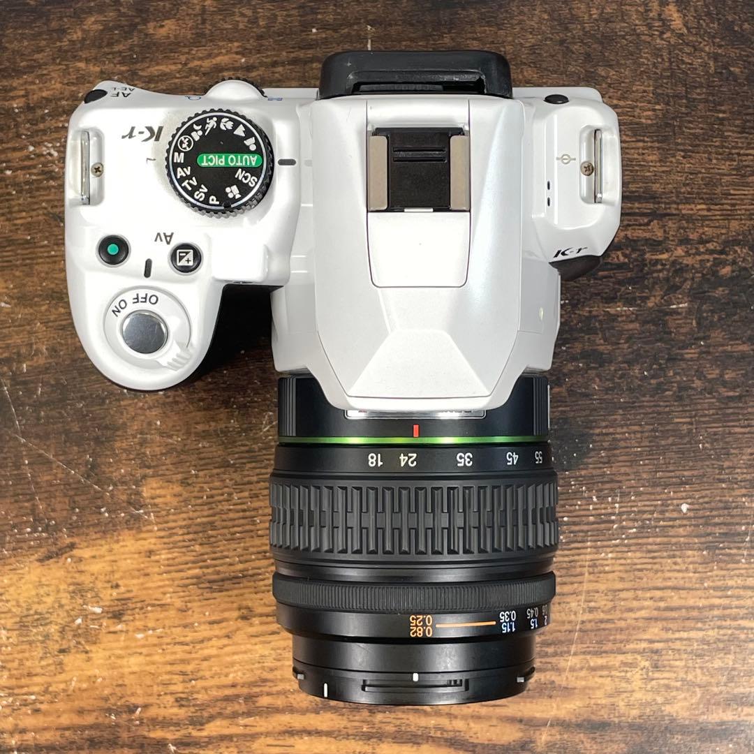 現状品 動作確認済 PENTAX K-r ホワイト 18-55mmレンズ付き