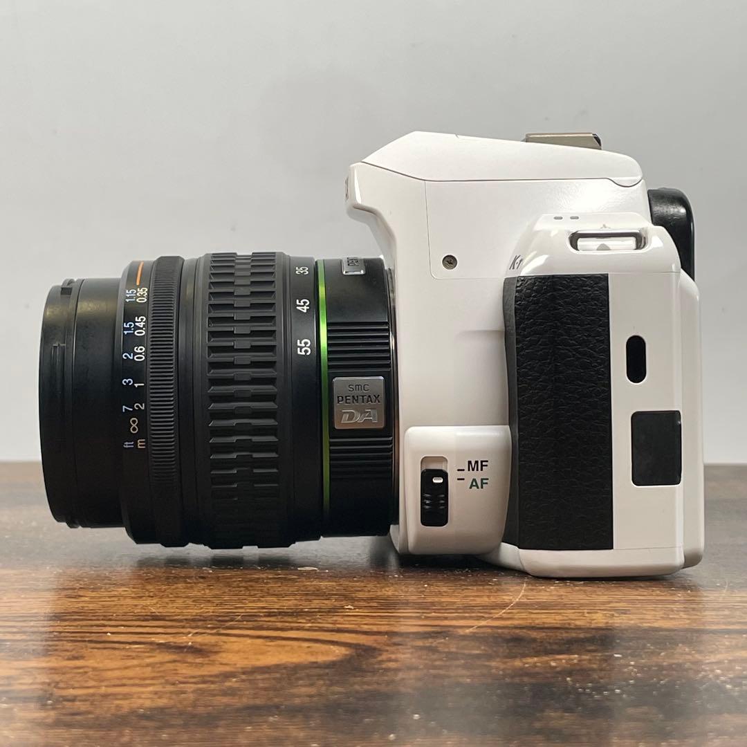 現状品 動作確認済 PENTAX K-r ホワイト 18-55mmレンズ付き