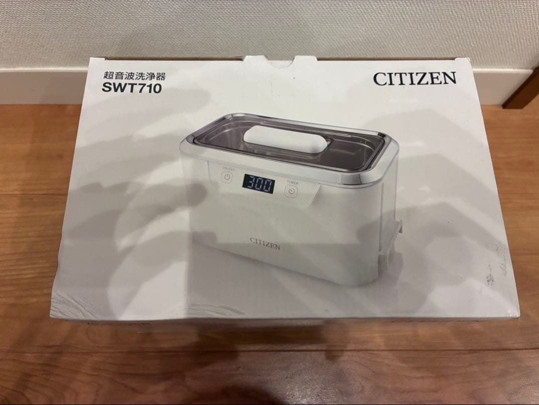 新品 未使用 ◆ 超音波洗浄器 シチズン SWT710　超音波洗浄機 メガネ洗浄