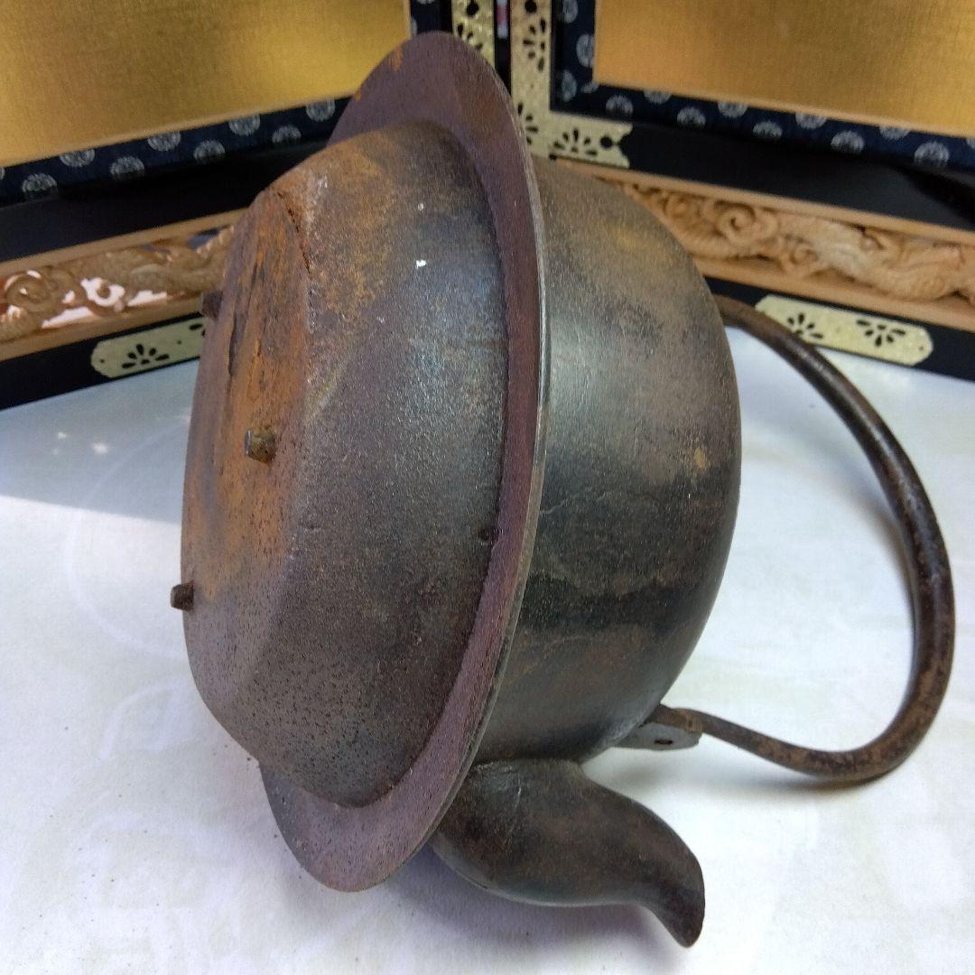 特大鉄瓶24cm　囲炉裏