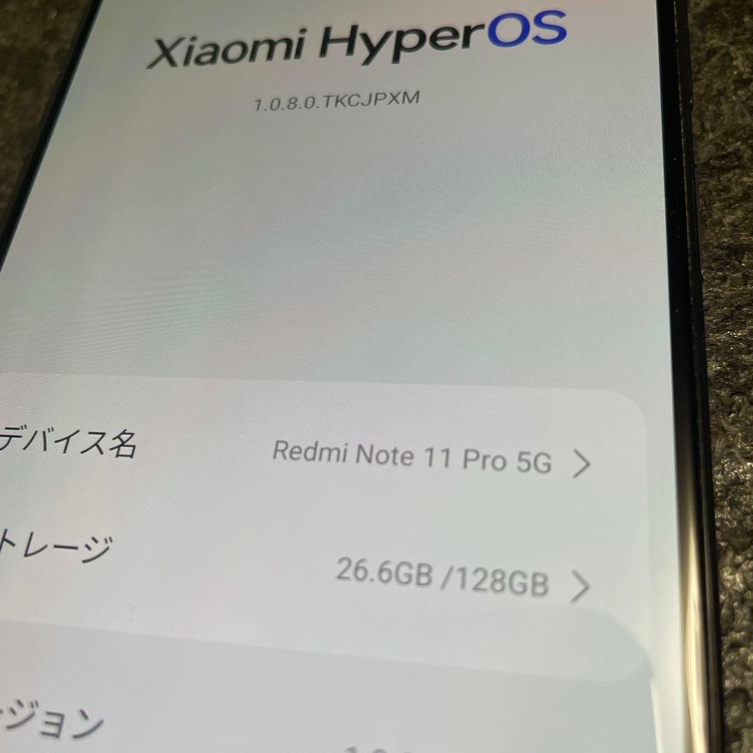 スマートフォン本体 Xiaomi Redmi Note 11 Pro 5G 128GB