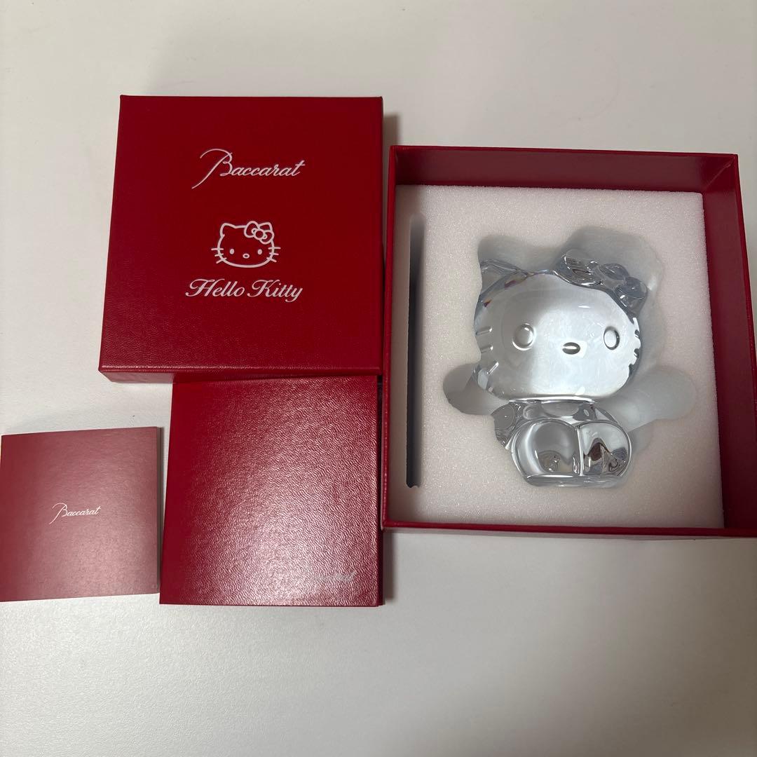 Baccarat バカラ　ハローキティ　Kitty クリスタルフィギュア