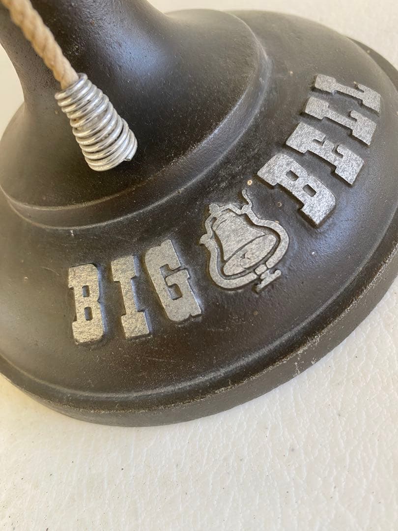BIG BELL 金属製ベル　スタンド付　ベル　号鐘　レトロ　アンティーク