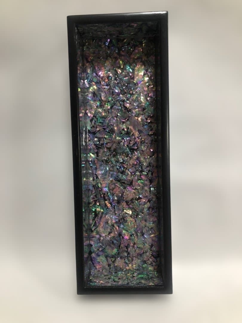 韓国螺鈿　螺鈿漆器　韓国伝統工芸　ペンケース　小物入れ　美品