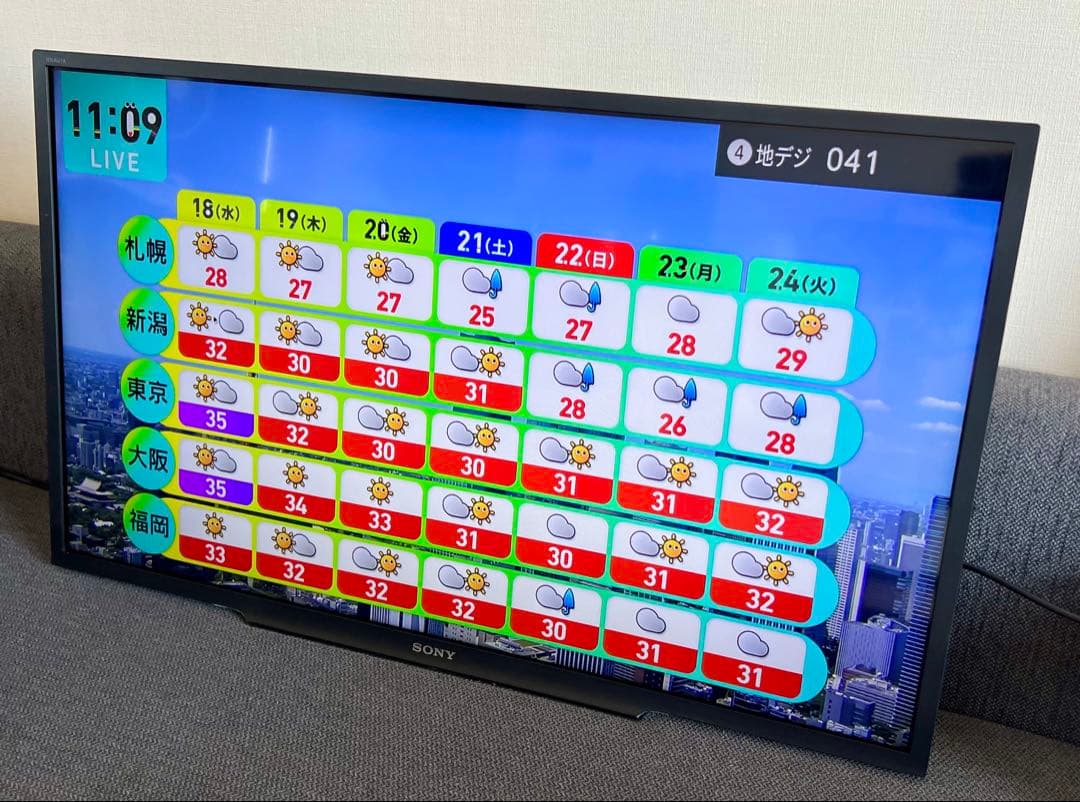 maron様ソニーBRAVIA32型フルハイビジョン液晶テレビKJ32W730E