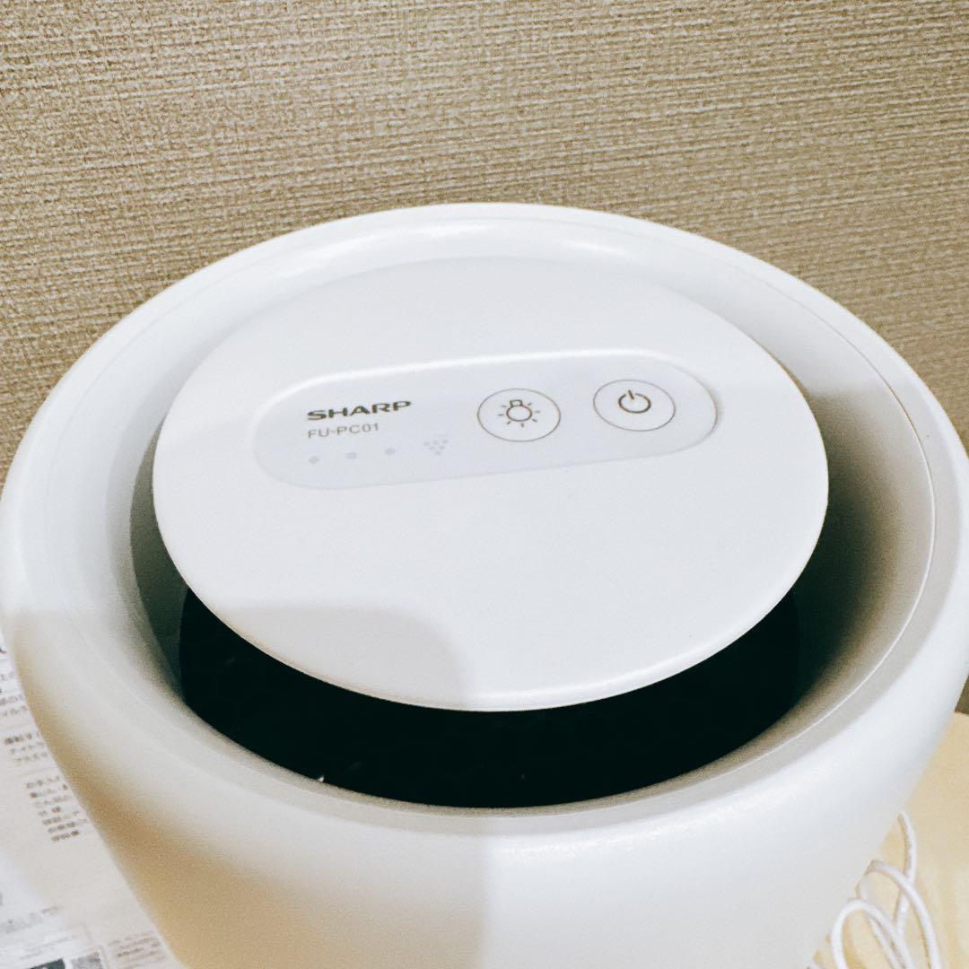 未使用に近い美品◆SHARP空気清浄機 FU-SC01-W プラズマクラスター
