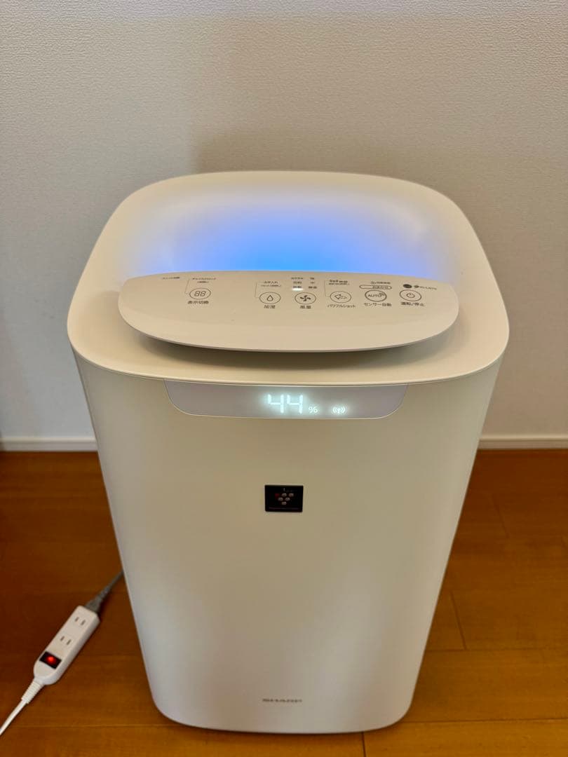【中古】SHARP 加湿空気清浄機 KI-LS70-W ホワイト 2021年製