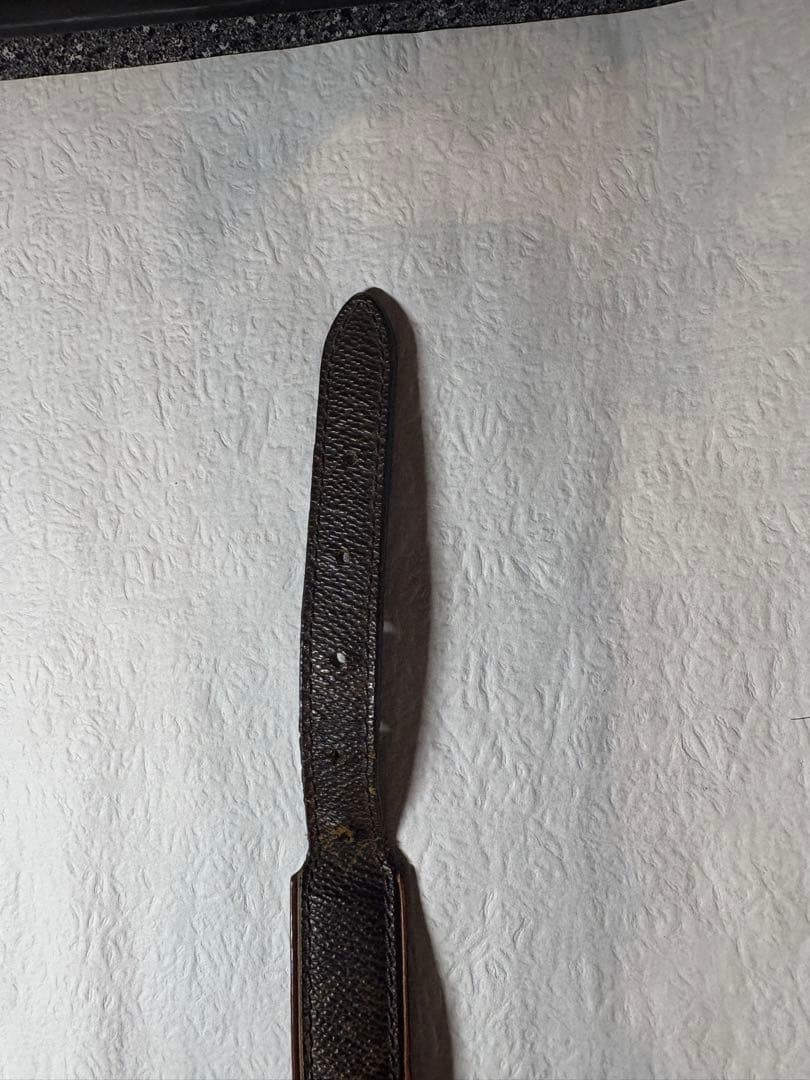 LOUIS VUITTON モノグラム ダークブラウン首輪 約45cm