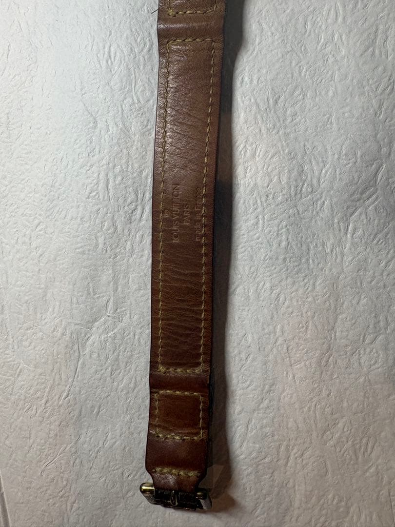 LOUIS VUITTON モノグラム ダークブラウン首輪 約45cm