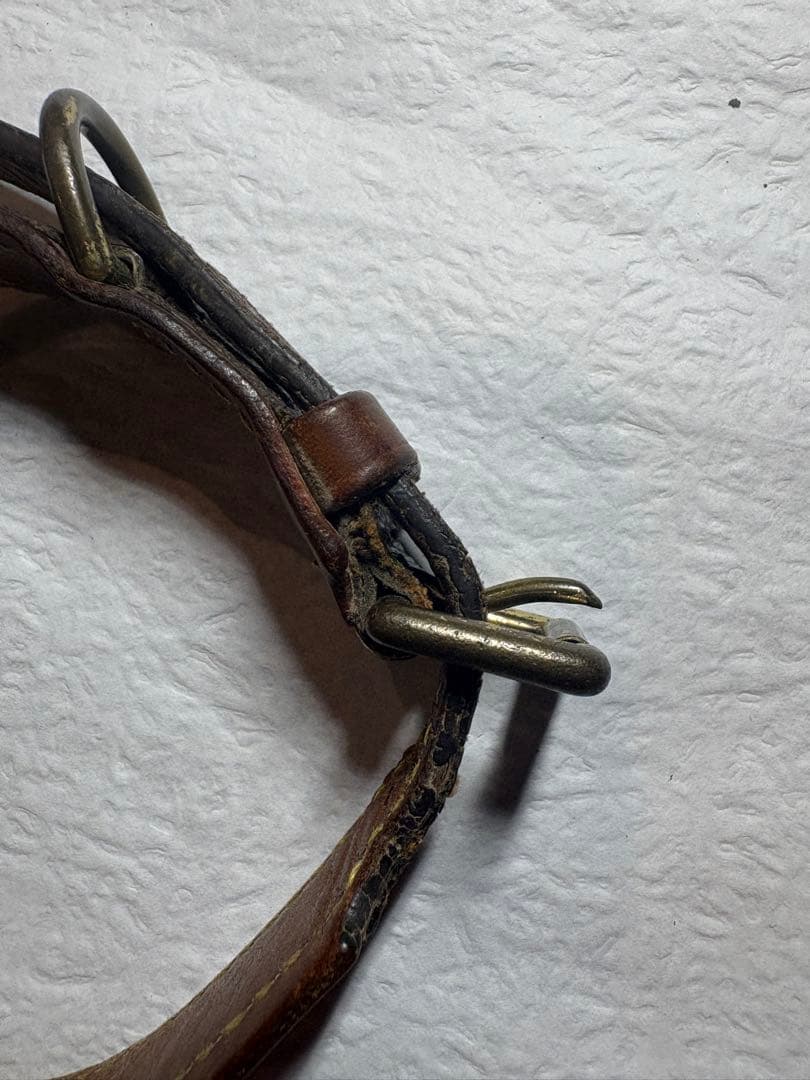 LOUIS VUITTON モノグラム ダークブラウン首輪 約45cm