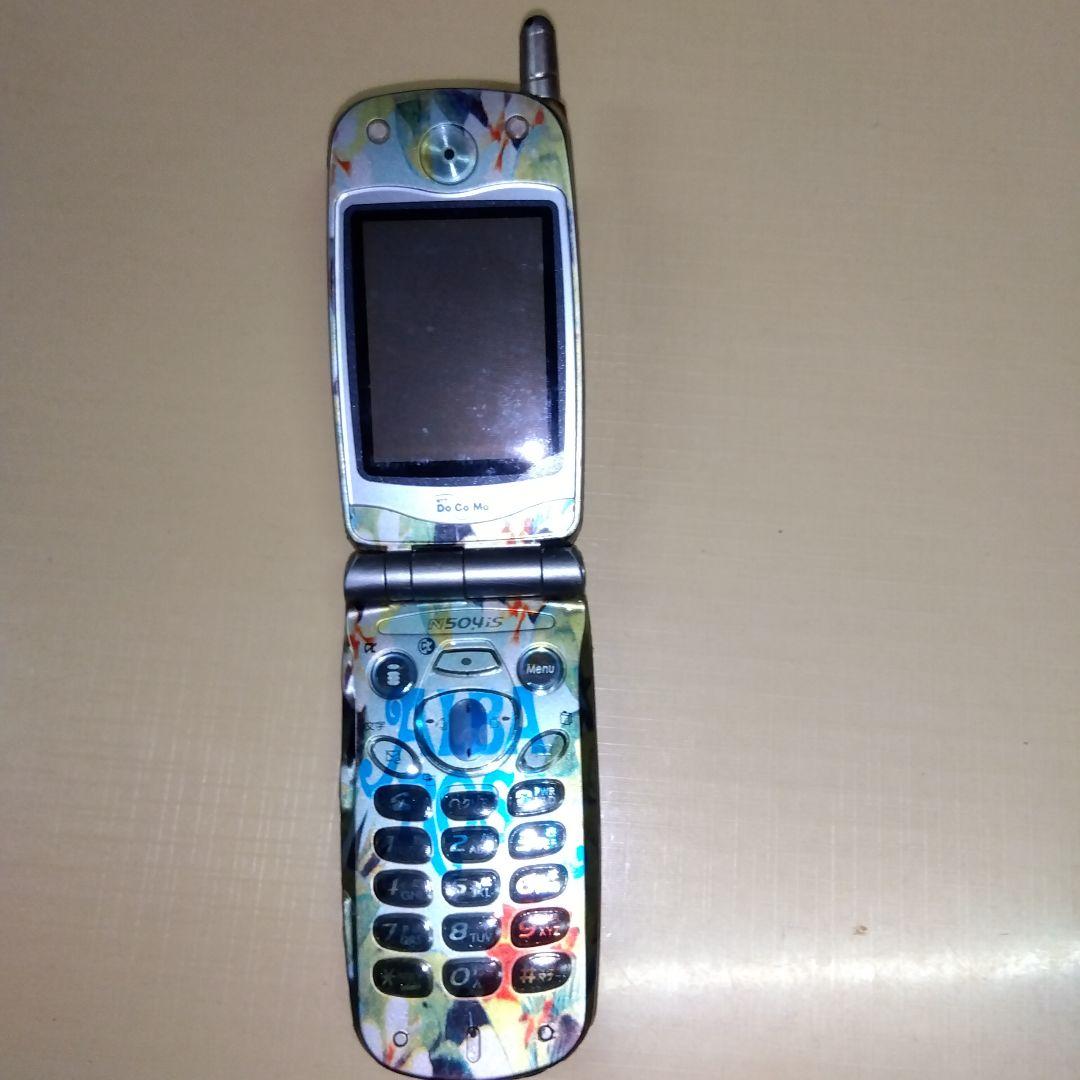 【平成レトロ】docomo　N504is アルバローザ　Men's egg