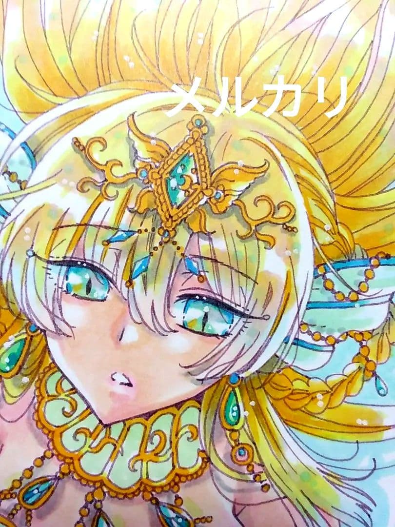 【オリジナル手描きイラスト 】人魚姫 自作一次創作
