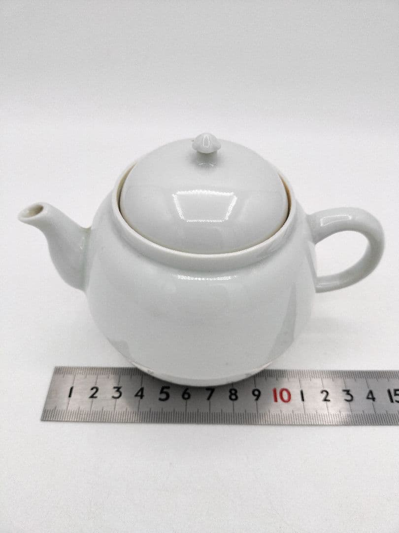d161【新品・未使用】急須 白磁 紙箱 茶道具