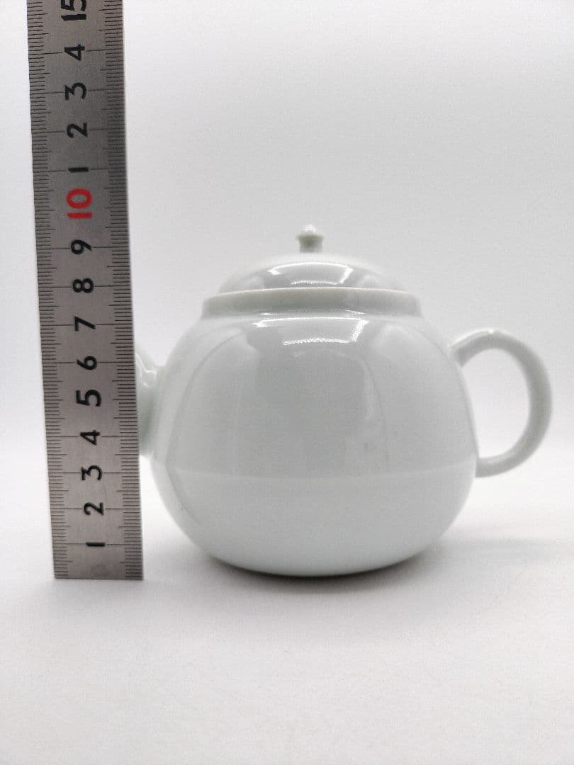 d161【新品・未使用】急須 白磁 紙箱 茶道具