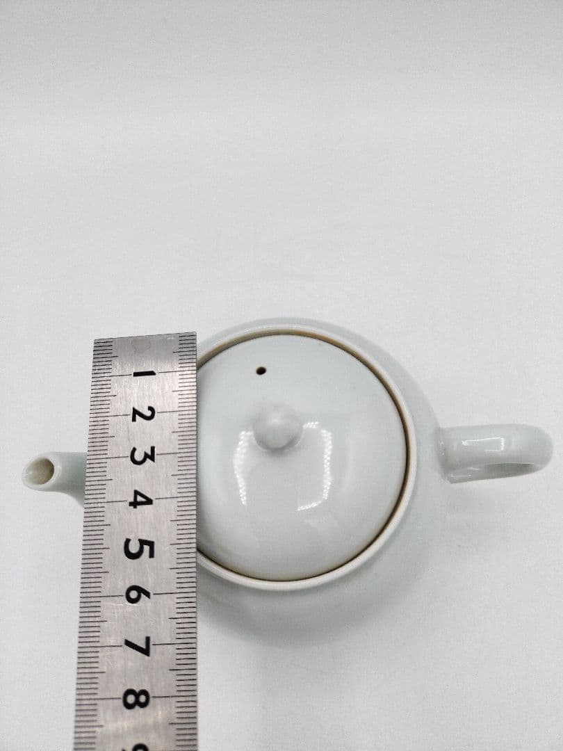 d161【新品・未使用】急須 白磁 紙箱 茶道具
