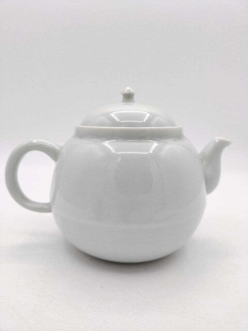 d161【新品・未使用】急須 白磁 紙箱 茶道具