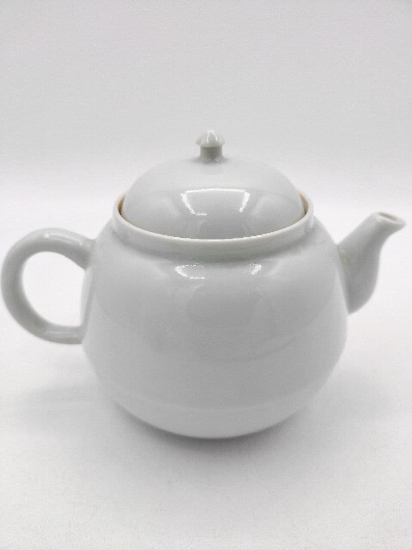 d161【新品・未使用】急須 白磁 紙箱 茶道具