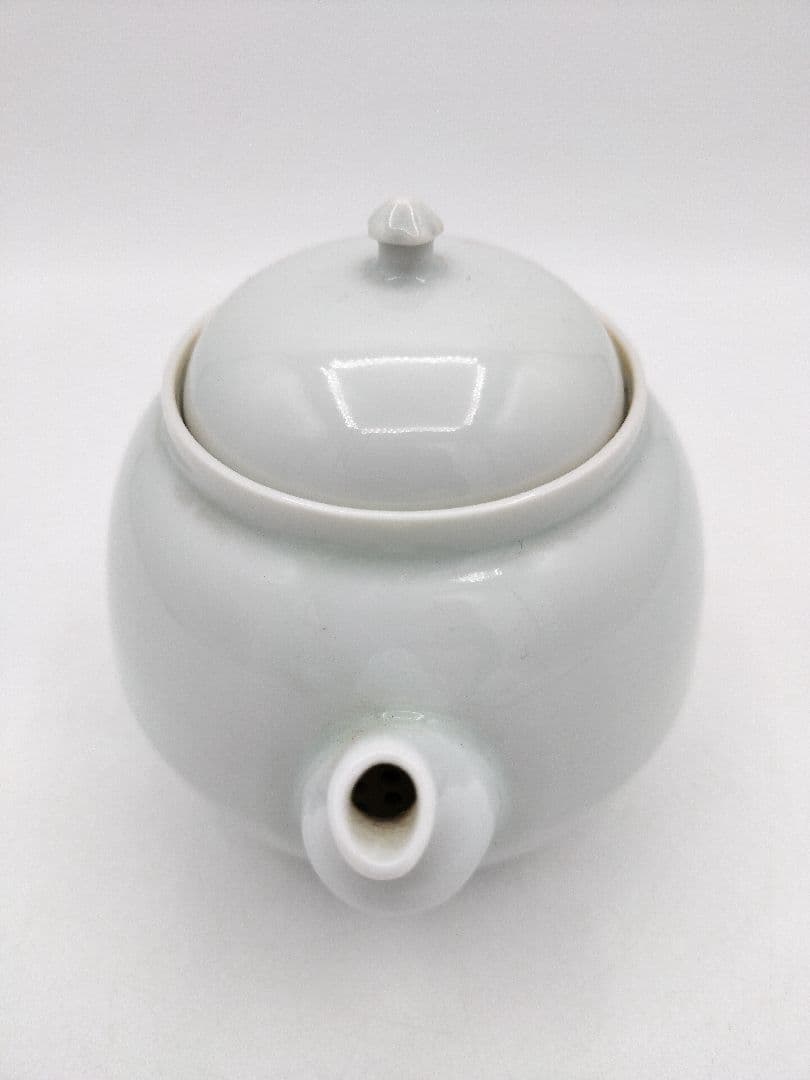 d161【新品・未使用】急須 白磁 紙箱 茶道具