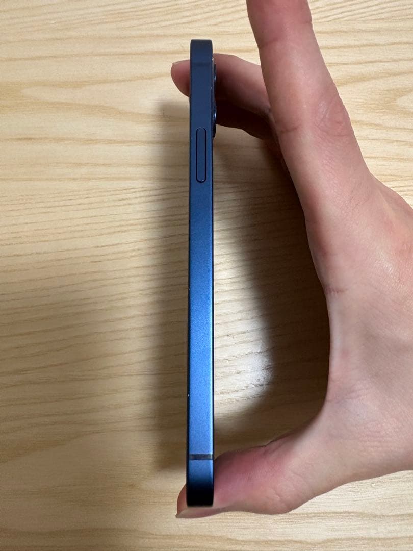 Apple iPhone12ブルー本体128GB(ケース付き)