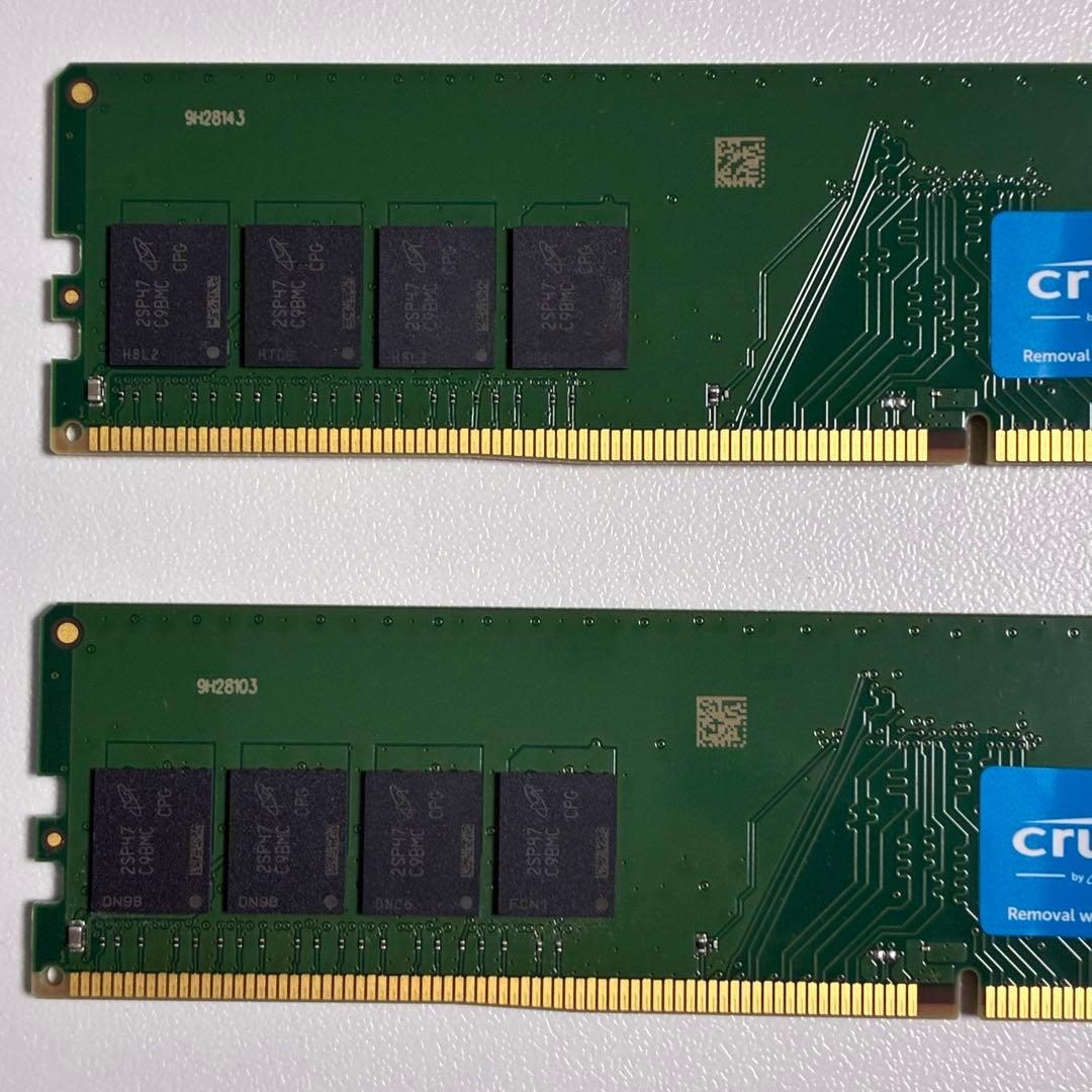 Crucial 8GB DDR4-2666 メモリ 2枚セット 計16GB