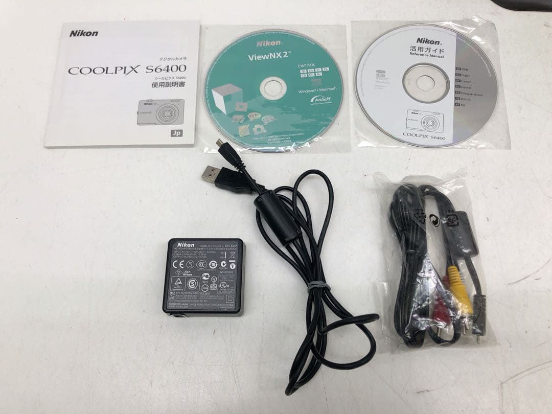 3AM9 Nikon COOLPIX S6400 レッド 動作良好 12倍ズーム