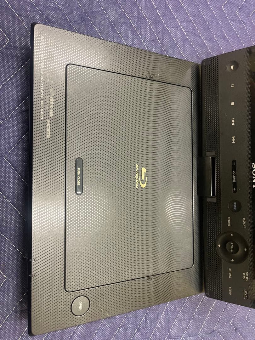 【完動品】SONY ポータブルブルーレイ/DVDプレーヤーBDP-SX910