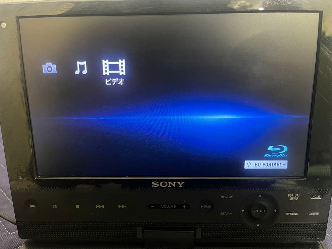 【完動品】SONY ポータブルブルーレイ/DVDプレーヤーBDP-SX910