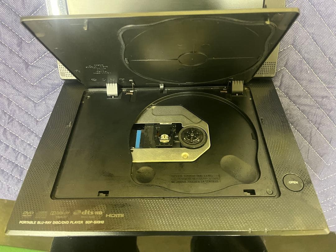 【完動品】SONY ポータブルブルーレイ/DVDプレーヤーBDP-SX910