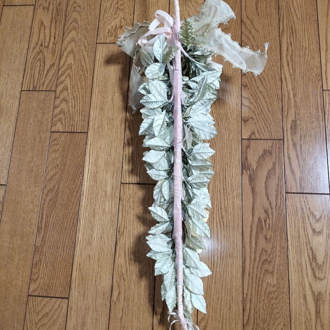 アートフラワー染花・小ばらのパラソル壁掛