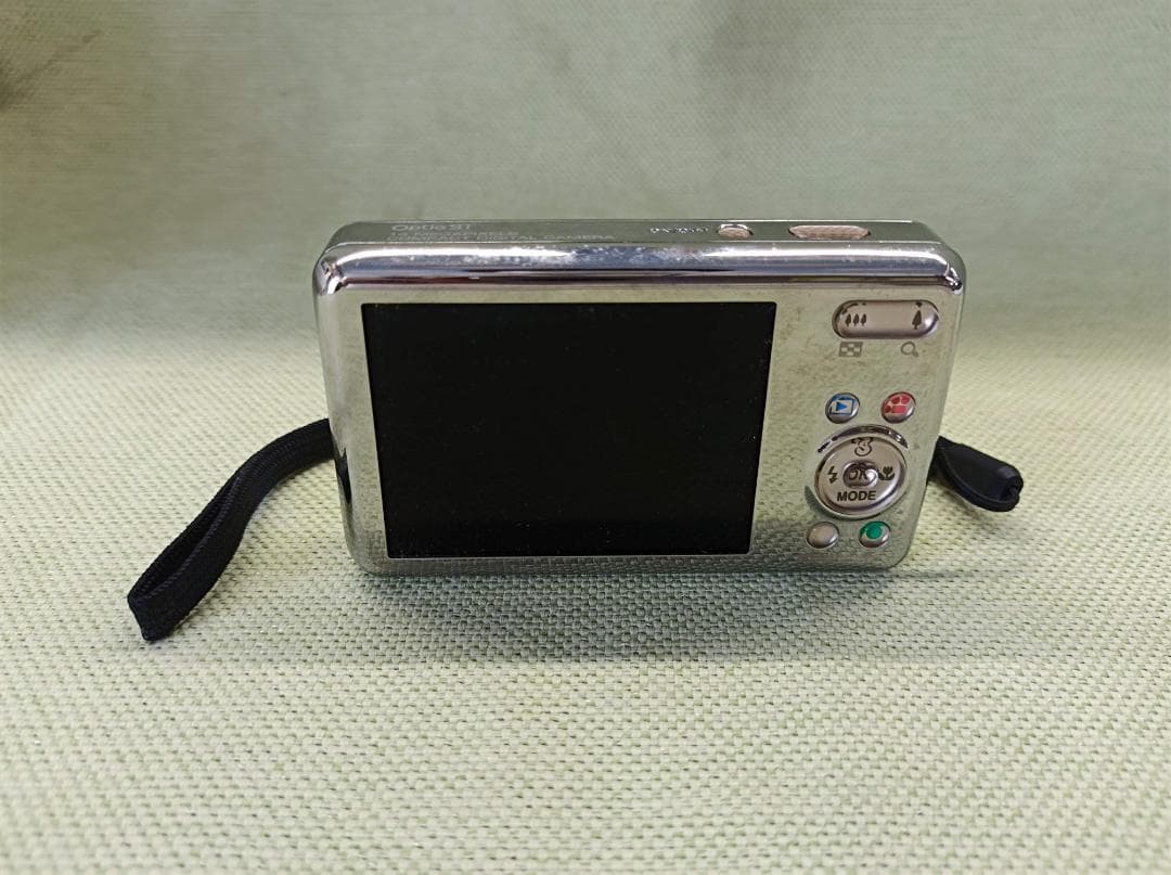 都《ATJDH》PENTAX　Optio　SISR　シルバー　本体　バッテリー
