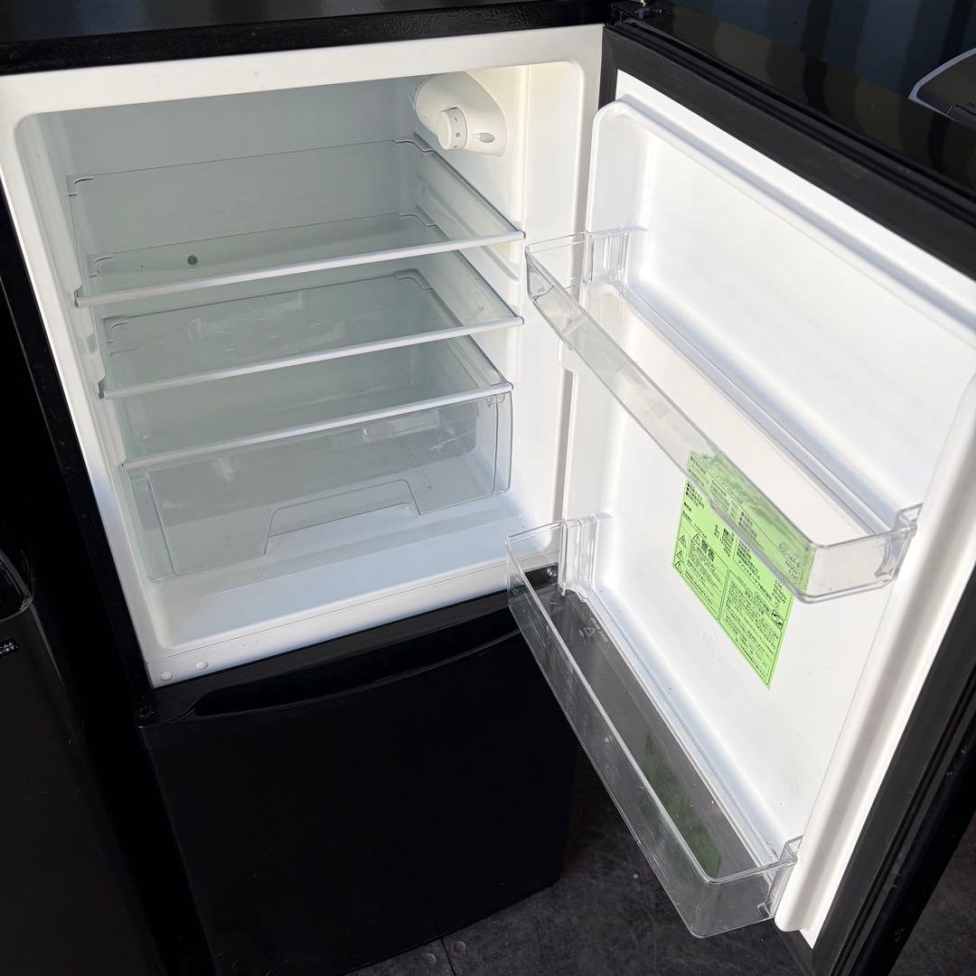 運搬取付無料！ブラック純正IRIS冷蔵庫・洗濯機・トースター＋レンジ4点セット！