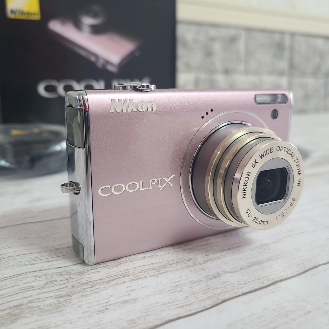 極美品★名機 Nikon COOLPIX S640 ピンク 元箱付き♪