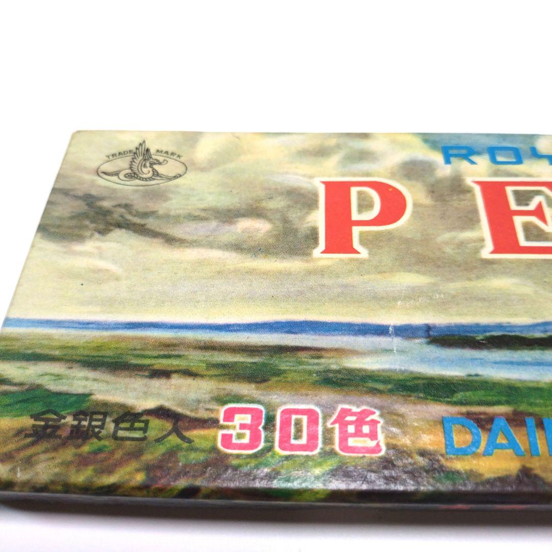 昭和レトロ　ぺんてるクレヨン３０色(東京大日本文具株式会社)