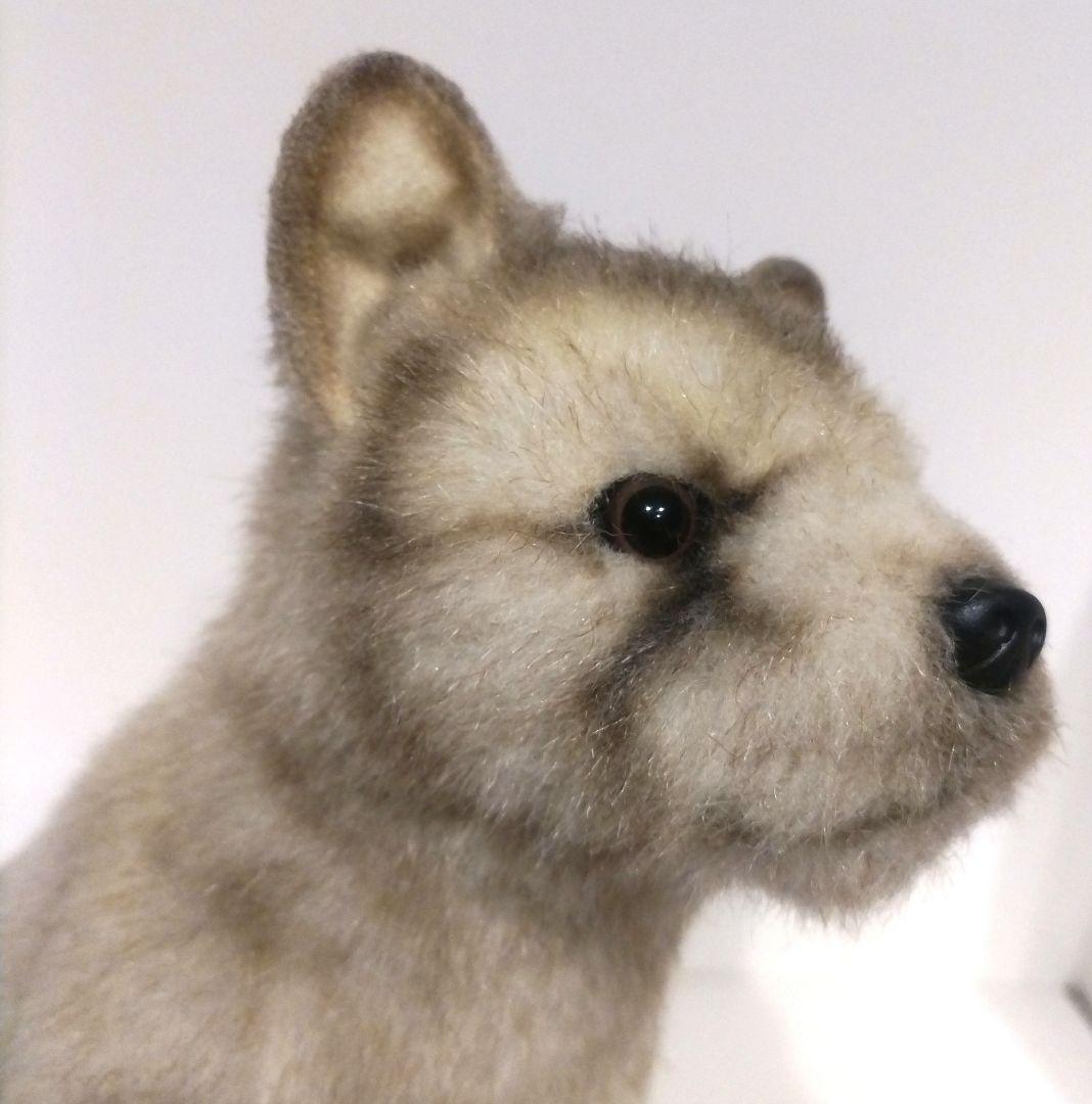 HANSA ハンサ リアル ぬいぐるみ 仔オオカミ 狼 オオカミ 仔 子