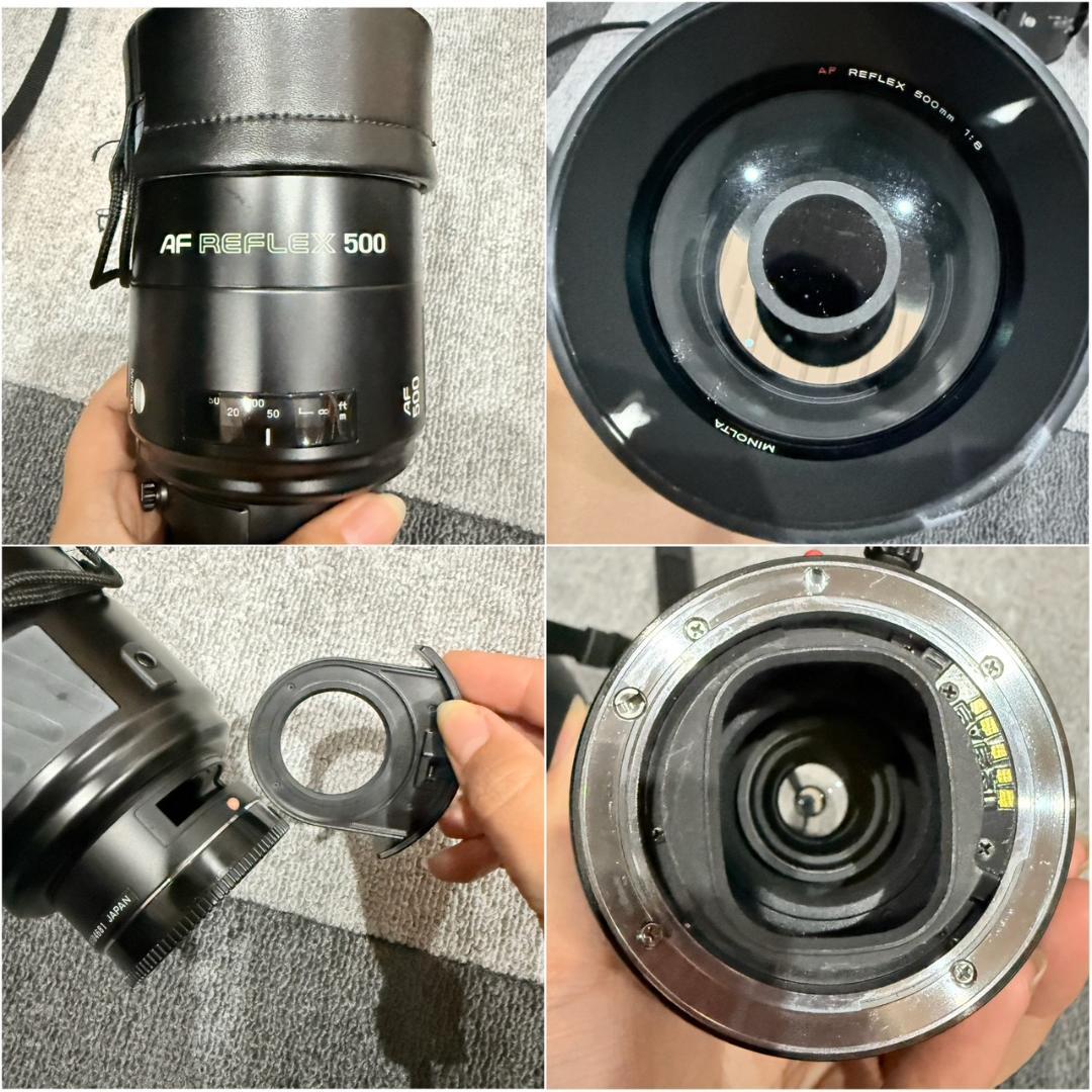 MINOLTA α-7700i α-7000 レンズ フィルター ストロボ付き