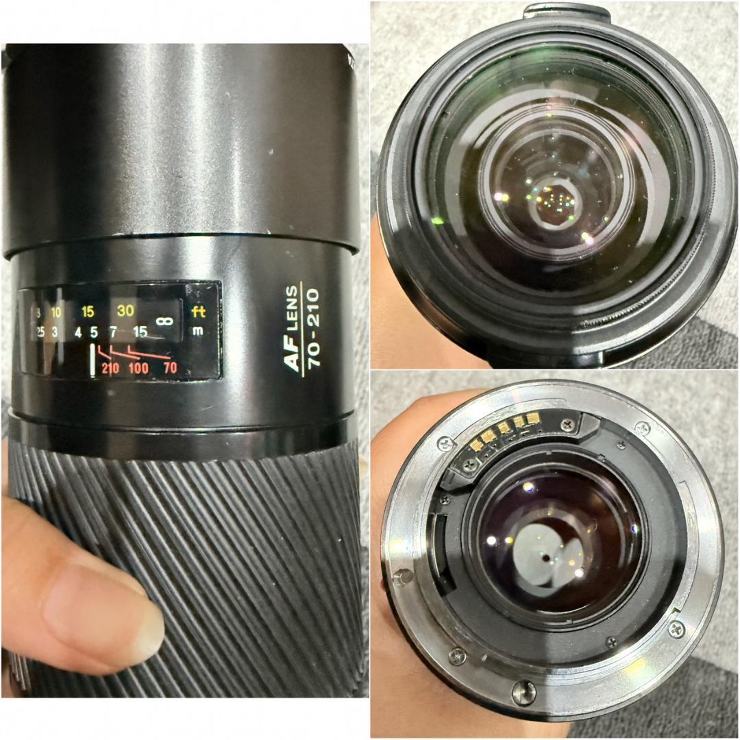 MINOLTA α-7700i α-7000 レンズ フィルター ストロボ付き