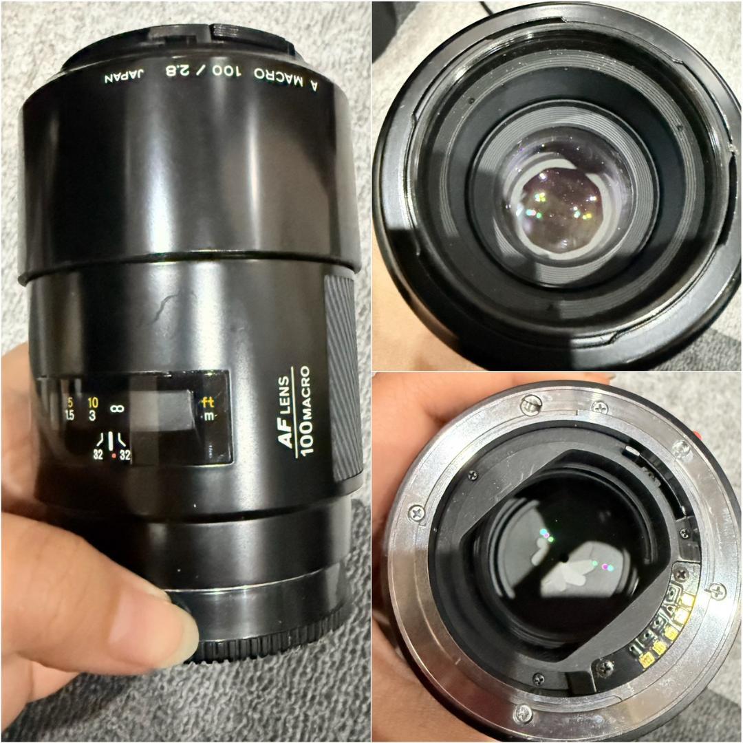 MINOLTA α-7700i α-7000 レンズ フィルター ストロボ付き
